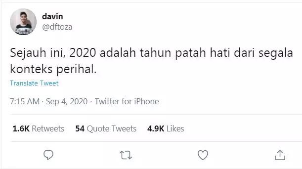 cuitan absurd tentang 2020 Twitter