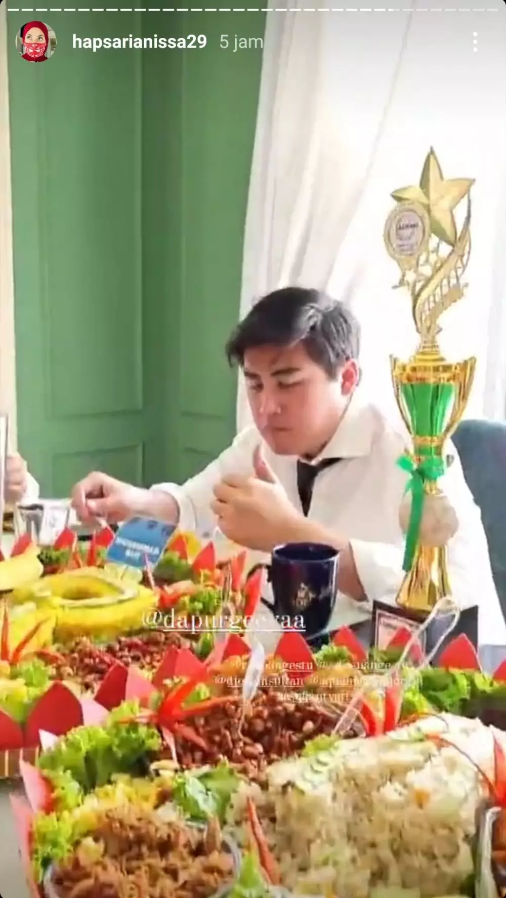 wisuda Rafi Pangestu instagram