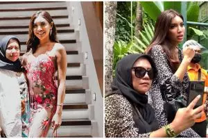 10 Potret kedekatan Millendaru dan ibu, jarang tersorot