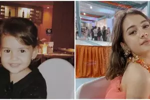 10 Potret transformasi Sandrinna Michelle, kecilnya imut abis