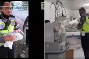 Kisah polisi ingin adopsi bayi hampir tewas saat dibuang, bikin haru