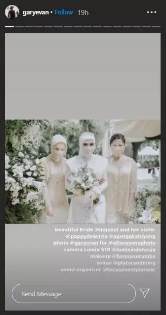 Potret pernikahan kakak ipar Kahiyang Ayu © 2020 brilio.net