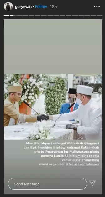 Potret pernikahan kakak ipar Kahiyang Ayu © 2020 brilio.net