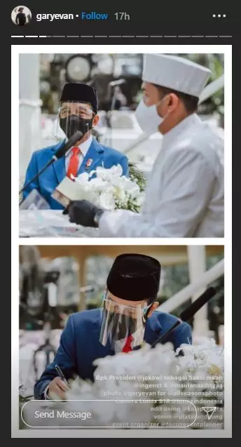 Potret pernikahan kakak ipar Kahiyang Ayu © 2020 brilio.net