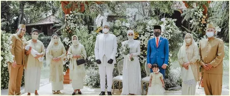 8 Potret pernikahan kakak ipar Kahiyang Ayu, Jokowi jadi saksi nikah