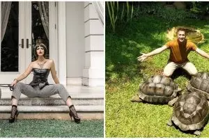 10 Momen seleb bareng peliharaan, ada yang harganya fantastis