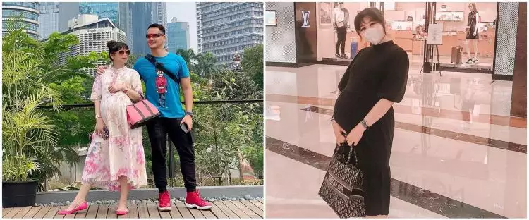 10 Pesona Chaca istri Choky Sitohang saat hamil anak ketiga, stylish