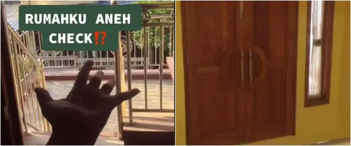 Viral rumah dengan pintu mengambang, ini penjelasannya