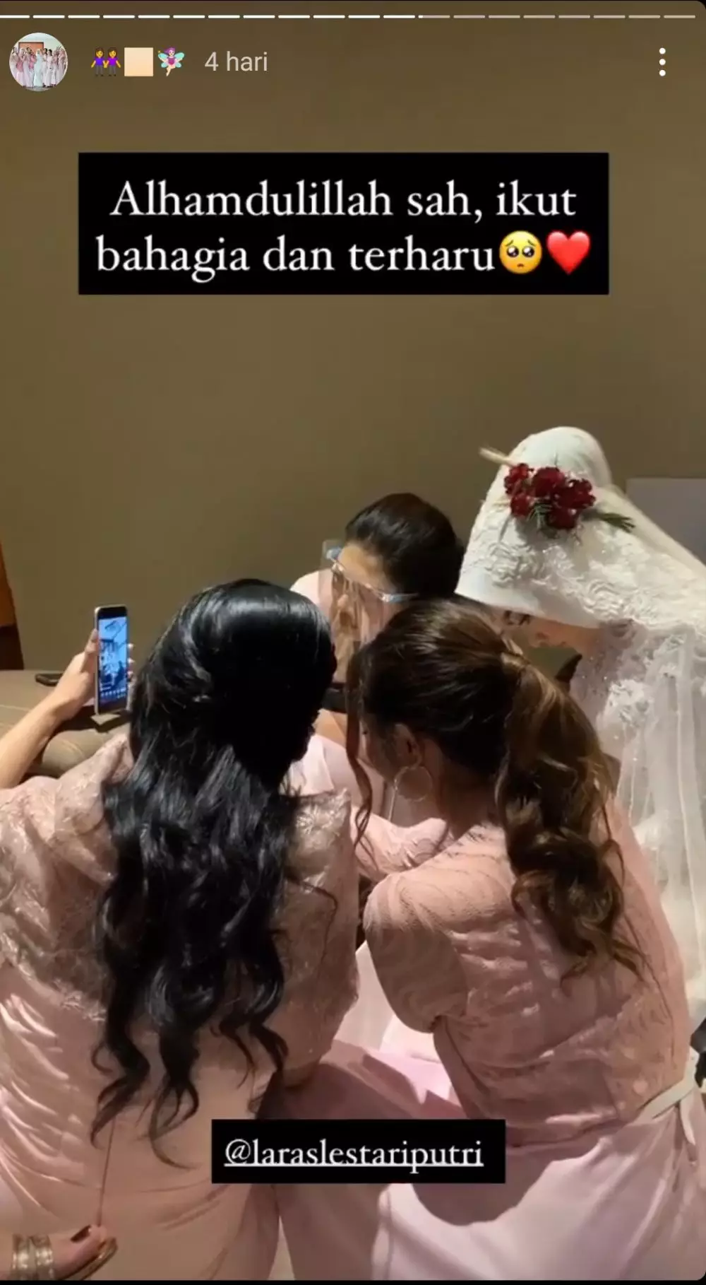 Raya Kitty nikahan sahabat instagram