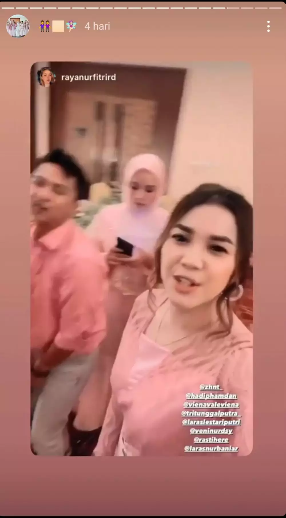 Raya Kitty nikahan sahabat instagram