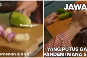 5 Meme lucu masak sambil curhat ini ujungnya bikin hati ambyar