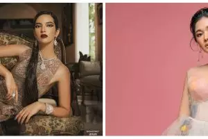 Pemotretan tema glamor, 8 seleb ini tampil dengan paras bak barbie