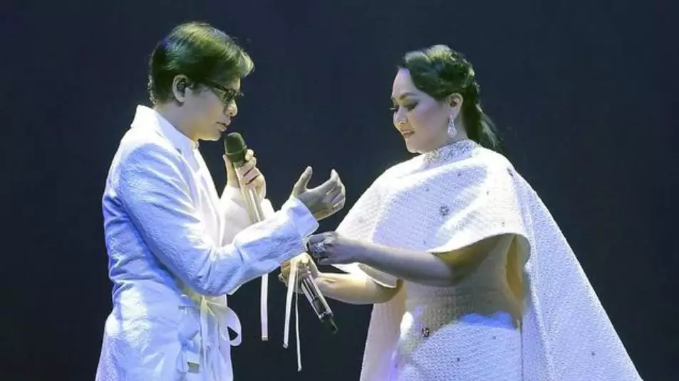 seleb nyanyi dipanggung berbagai sumber