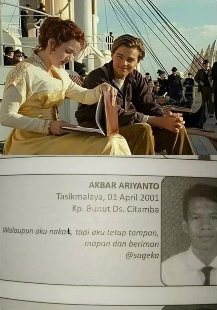 Editan Rose 'Titanic' baca buku Jack Berbagai sumber