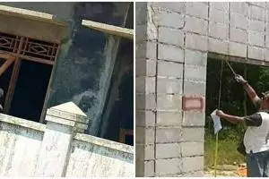 10 Momen lucu tukang bangunan salah pasang ini bikin nyengir