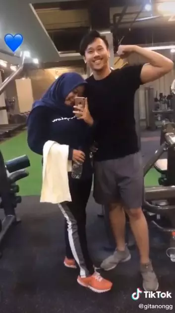 kisah pasangan sukses diet TikTok/@gitanongg kisah pasangan sukses diet TikTok/@gitanongg