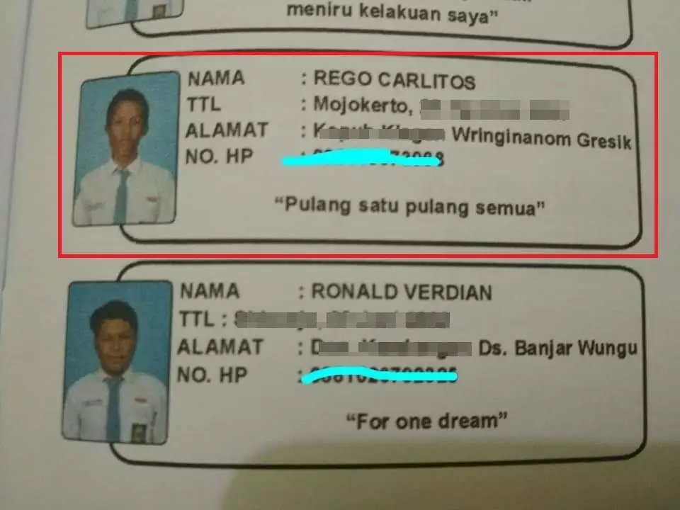 Kesan pesan murid cowok Twitter