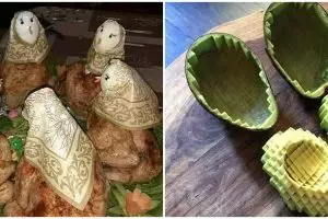 10 Potret lucu hiasan makanan ini bikin gagal paham