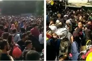 Viral video ribuan pelamar kerja berdesakan di tengah pandemi