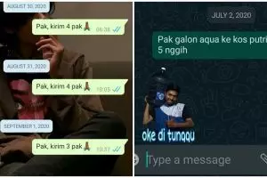 10 Chat lucu netizen pesan air galon ini bikin senyam-senyum geli