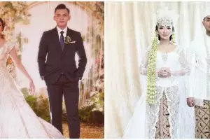Beda penampilan 10 pedangdut saat menikah, curi perhatian