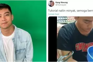 Viral pedagang minyak goreng mirip Boy William, bak saudara kembar