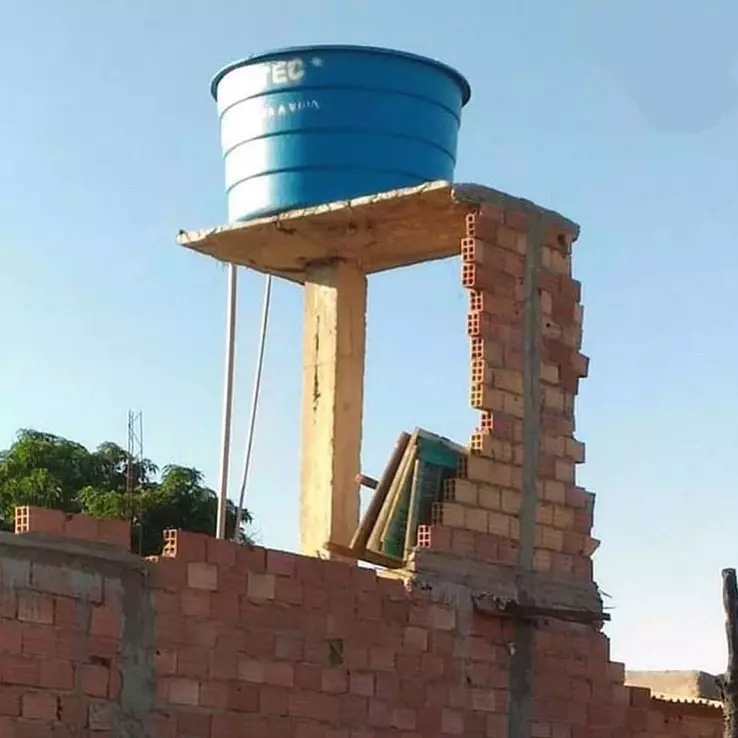 bangunan hampir roboh Instagram