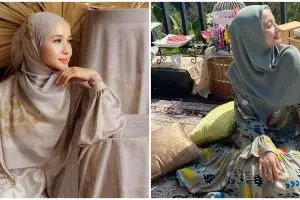 10 Momen Laudya Cynthia Bella bareng keluarga, wajahnya jadi sorotan