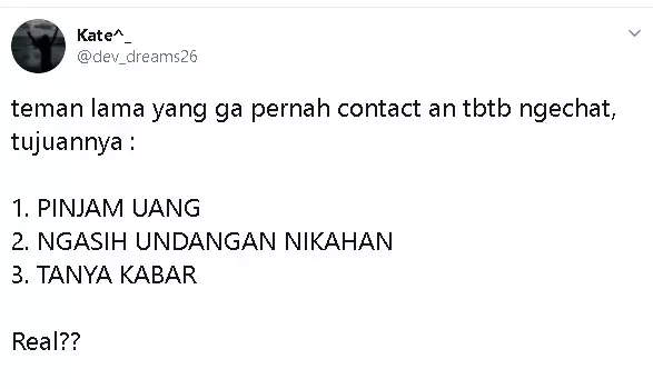 Status nyeleneh soal pinjam uang Berbagai sumber Status nyeleneh soal pinjam uang Berbagai sumber