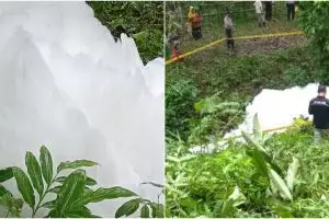 Viral fenomena munculnya busa beku di Bukittinggi, bikin heboh