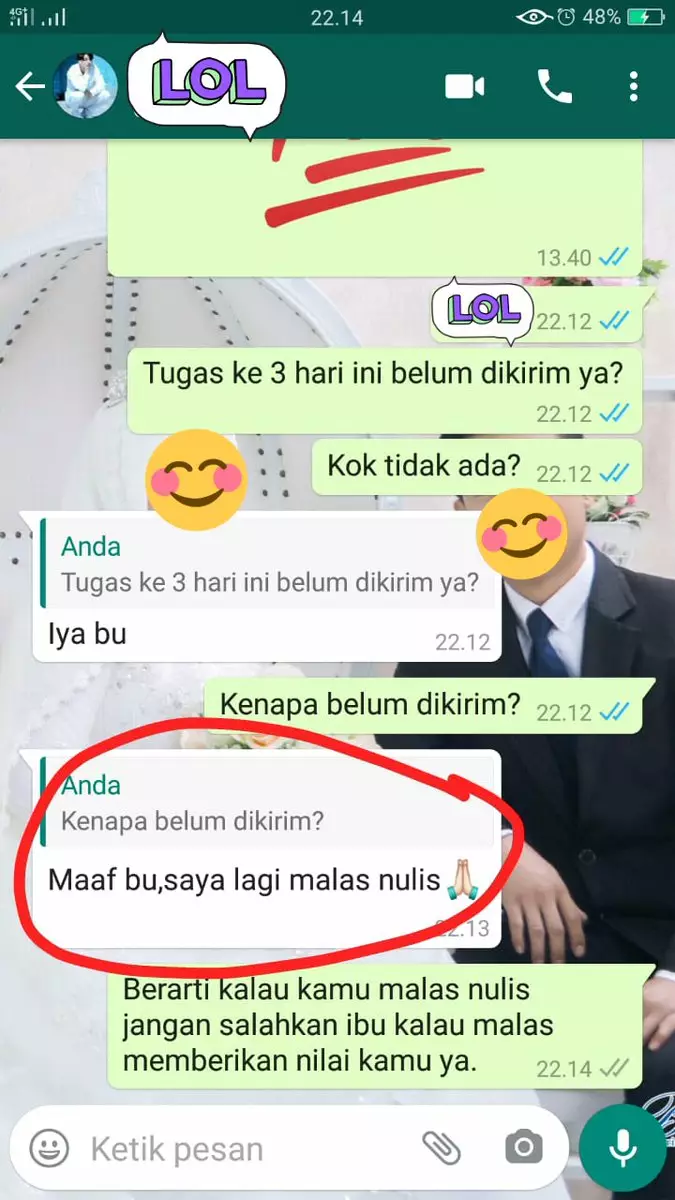 10 Chat lucu siswa diskakmat guru istimewa 10 Chat lucu siswa diskakmat guru istimewa