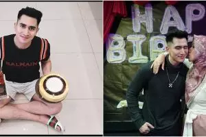 10 Momen pesta ultah Verrell Bramasta ke-24, ada Febby Rastanty