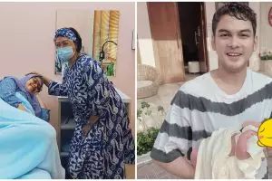 10 Potret kelahiran anak kedua Ridwan Ghani dan Adhitya Putri