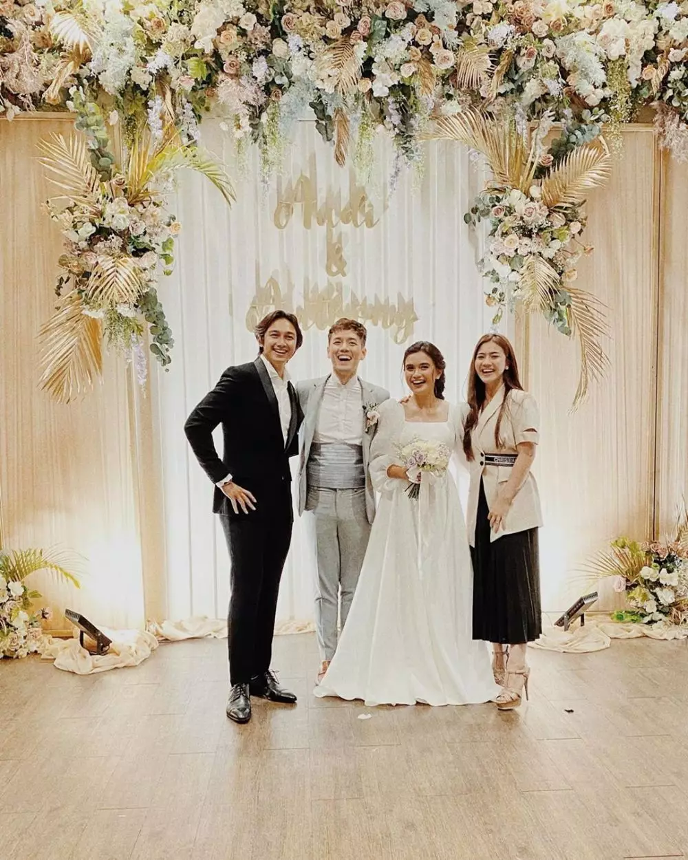 seleb ke nikahan Audi instagram 