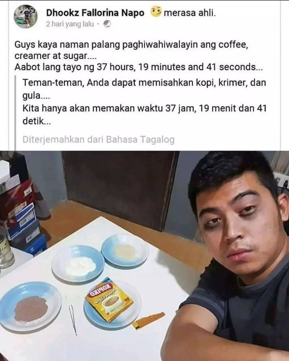 status lucu terlalu niat © 2020 instagram.com