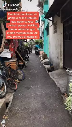 prewed di gang sempit TikTok