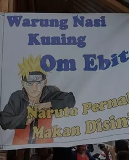 Dagangan pakai nama anime Naruto Berbagai sumber