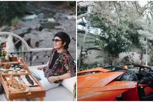 10 Momen Atta Halilintar dan Aurel di Bali, mobilnya curi perhatian