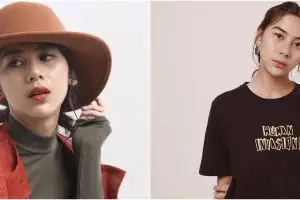 8 Potret dekorasi ruang kerja Adinda Thomas, penuh tempelan koran