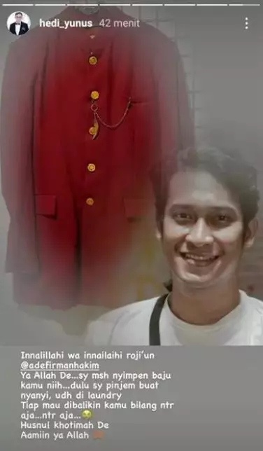 ucapan seleb untuk Ade Firman Instagram ucapan seleb untuk Ade Firman Instagram