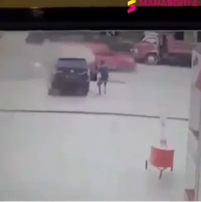 aksi pria hebat selamatkan mobil api Instagram