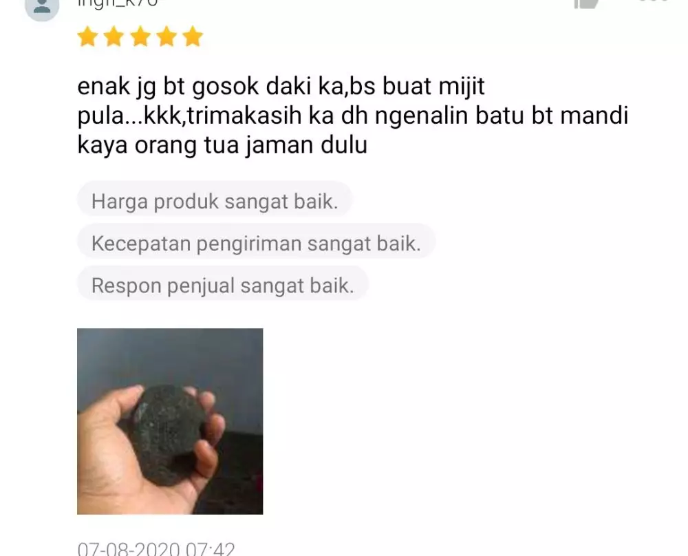 Testimoni pembeli batu Twitter Testimoni pembeli batu Twitter