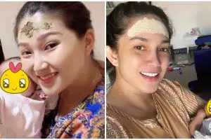 Potret 6 seleb pakai pilis usai melahirkan, jadi ritual tradisional