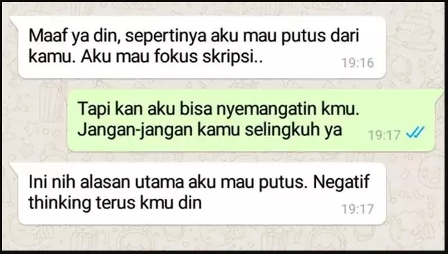 Chat minta maaf pas putus berbagai sumber