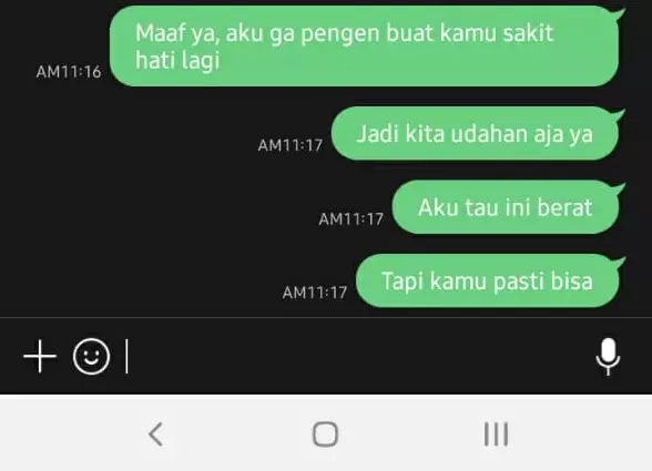 Chat minta maaf pas putus berbagai sumber Chat minta maaf pas putus berbagai sumber