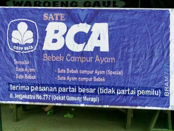Nama warung singkatan Berbagai sumber