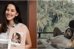  Jelang melahirkan, ini 7 potret liburan Dahlia Poland dan keluarga