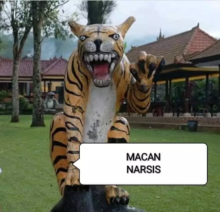 Patung macan absurd Facebook/ Hodi Min'z Patung macan absurd Facebook/ Hodi Min'z