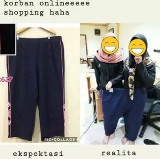 belanja pakaian apes banget Berbagai sumber