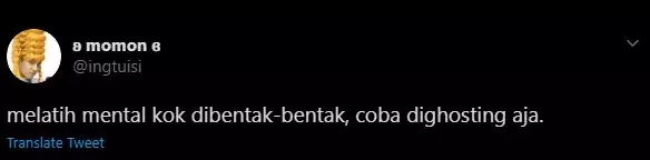 cuitan melatih mental Twitter